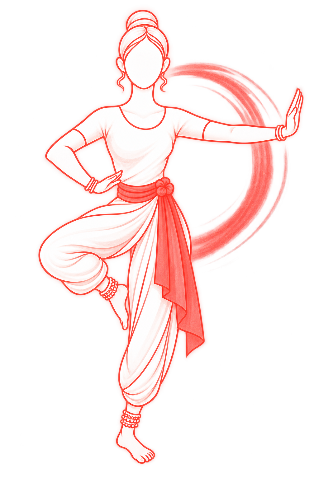 Natyamove practice dancer